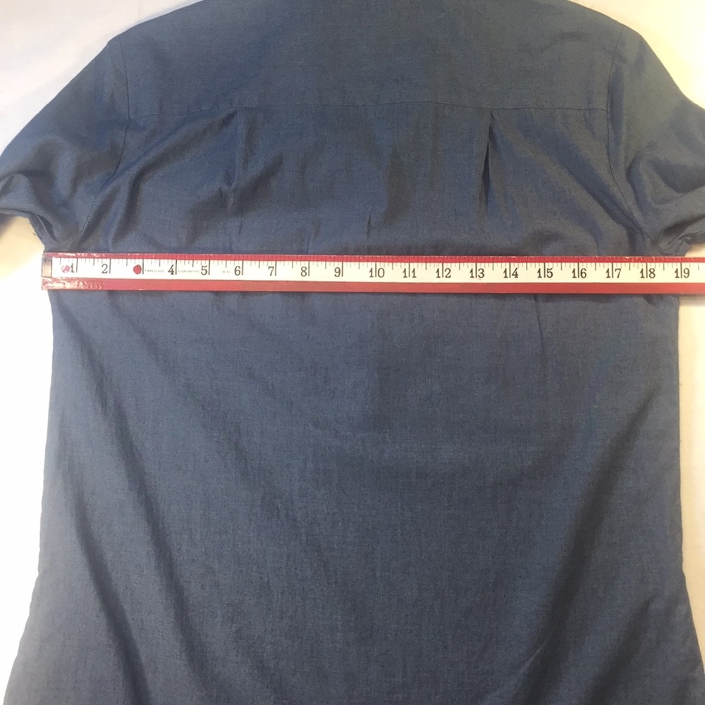 Banana republic cotton rolls sleeve shirt sz small - Picture 6 of 8